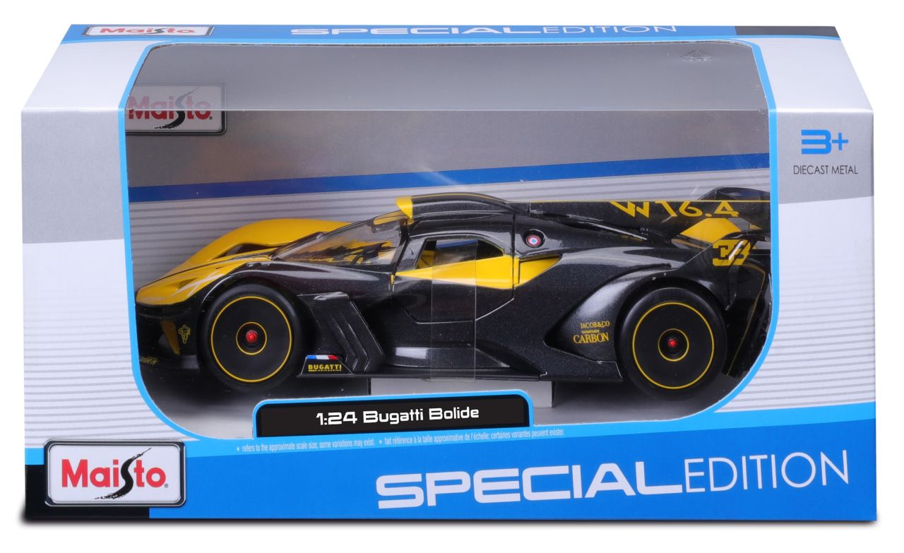 Bugatti Bolide 1/24 gelb - RCXX - RC Racing Shop | RC Models | Tuning & Spare Parts for Professionals
