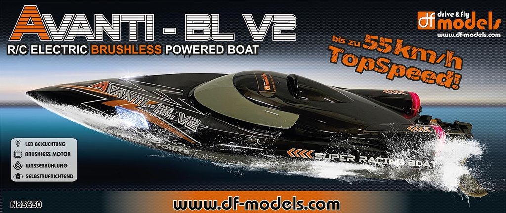 DF-Models AVANTI BL V2 Brushless Race Boat