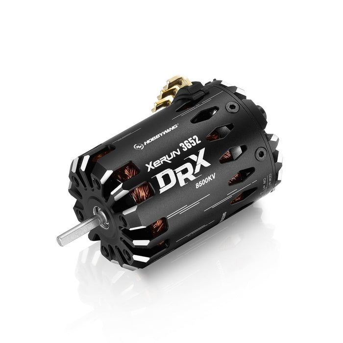 Hobbywing XeRun DRX 3652SD 9500KV Motor - DRAG RACING - Black