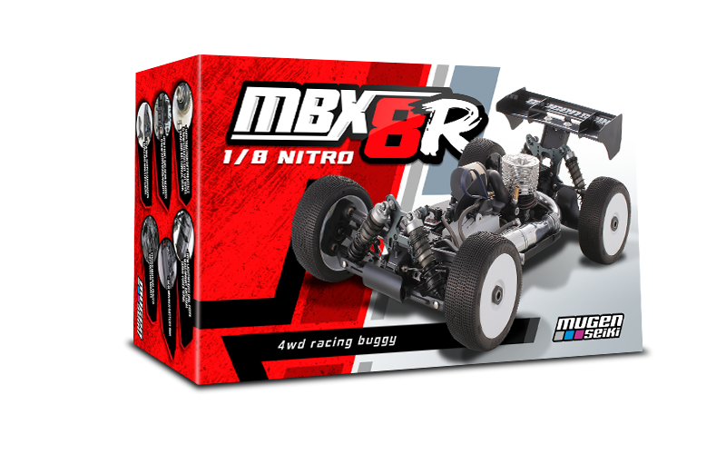 Mugen Seiki MBX-8 "R" NITRO 1/8 4WD Offroad Nitro Buggy Kit - E2027