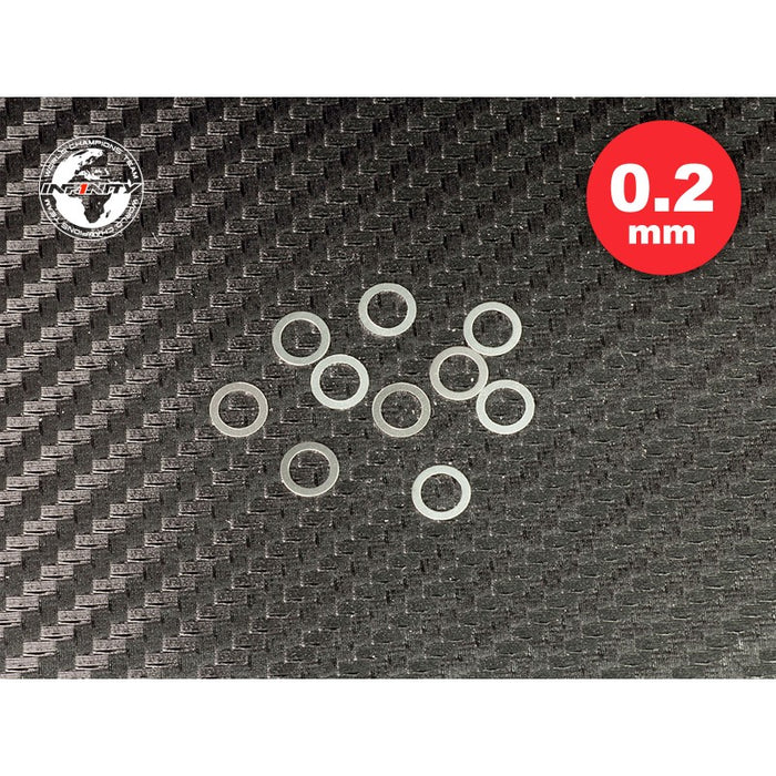 Infinity 4X6 SHIM SET - 0.1, 0.2, 0.3MM (10) CM-A004-04