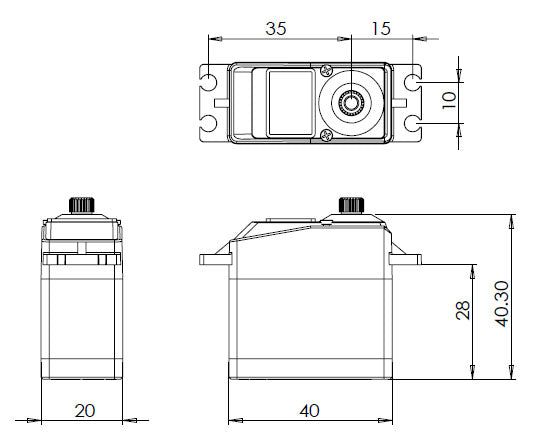 MKS Servo DS1009 (0.1s/8.8kg/6.0V)