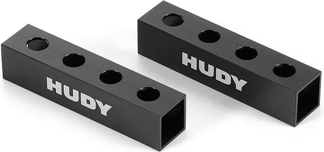 Hudy Chassis Droop Gauge Support Blocks 20mm for 1/10 & 1/8 - H107701