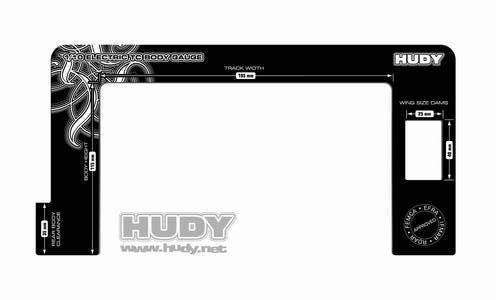 Hudy Body Gauge 1/10 Electric Touring Cars - H107771 - RCXX - rc racing for professionals