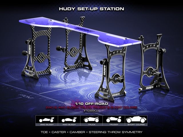 Hudy Setup Station for 1/10 Offroad - H108901