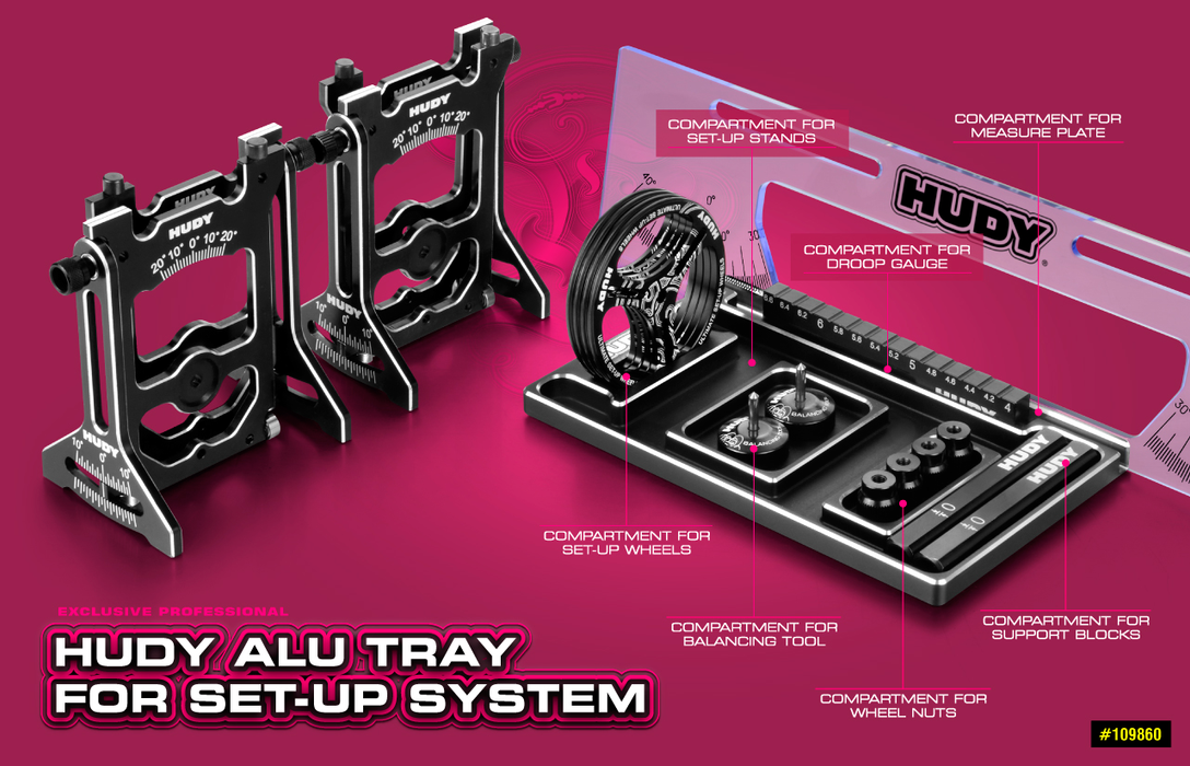 Hudy Alu Ständer für Set-Up System - 109860