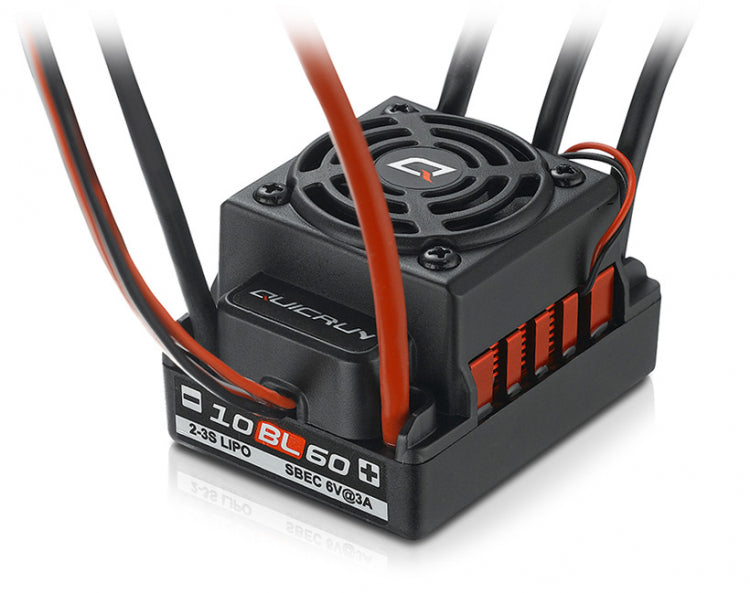 Hobbywing WP 10BL60 - 2-3S Sensorless Brushless 1/10 ESC - HW30107100