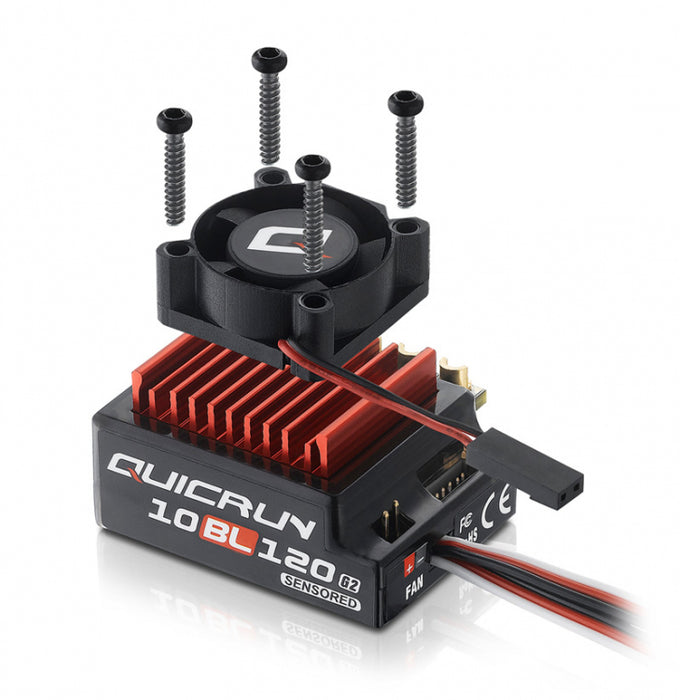 Hobbywing QuicRun 10BL120 SENSORED G2 ESC -  HW30125002