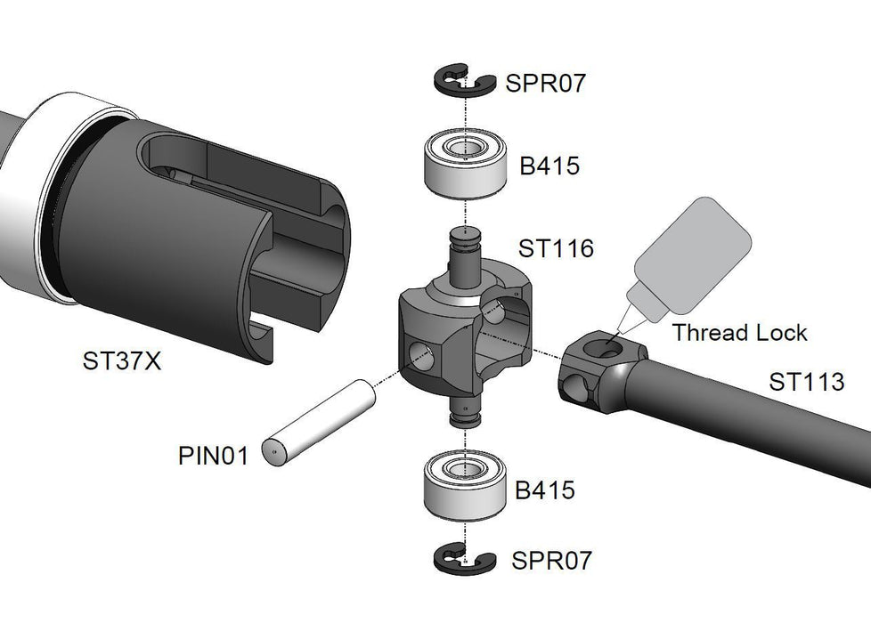 Awesomatix Driveshaft Set Front (1) - IFJ