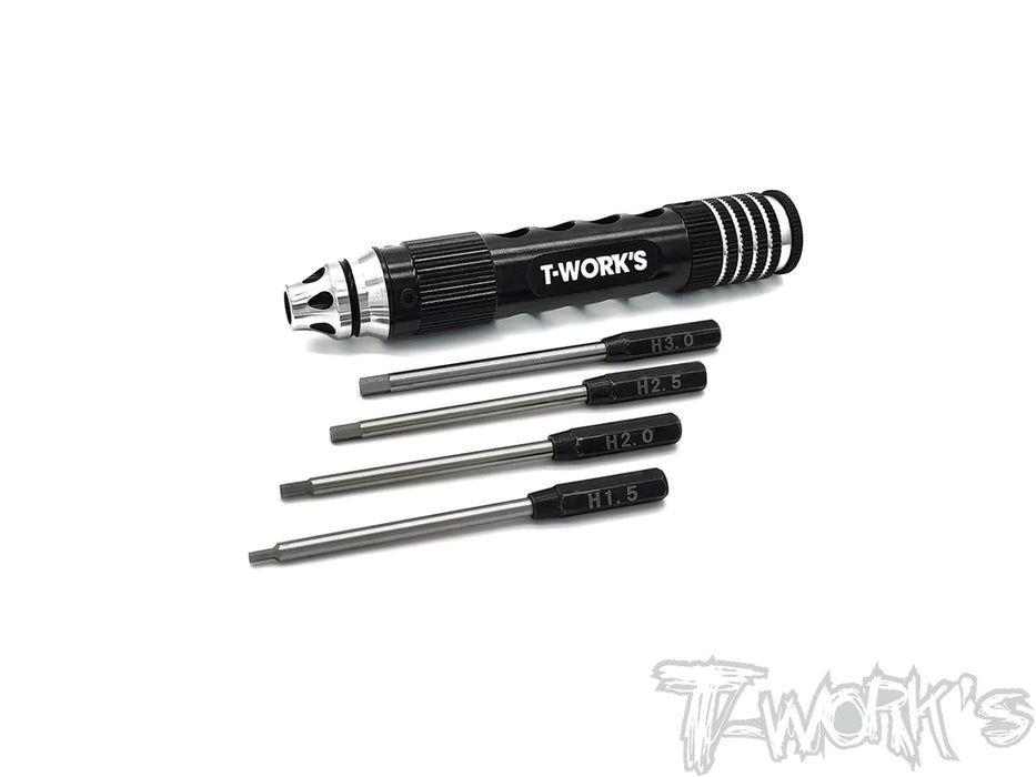 T-Works TT-086-S Multi-tool Hex Set - 1.5/2.0/2.5/3.0mm