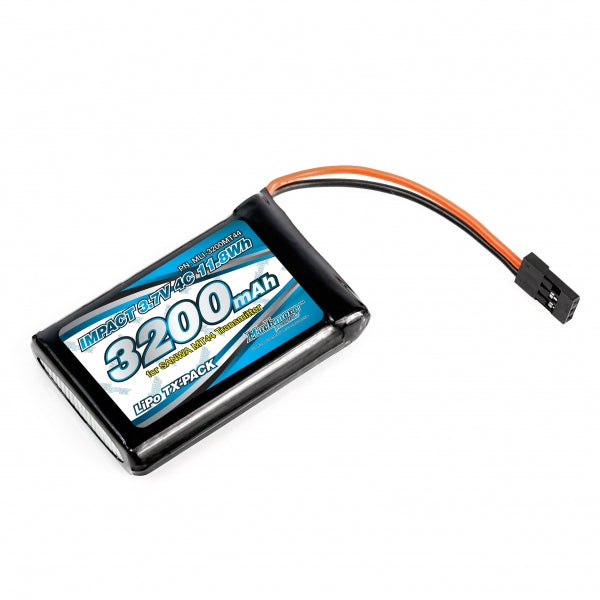 MUCHMORE IMPACT Li-Po Battery 3200mAh/3.7V 4C for SANWA MT44 Transmitter (1) MLI-3200MT44