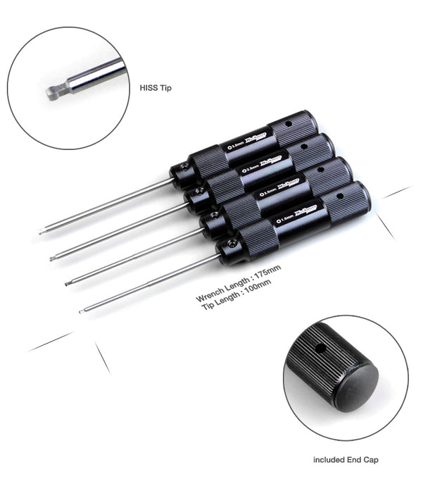 MUCHMORE HISS Tip Ball Type Allen Wrench 2.5x100mm (1) MR-HAW25BP