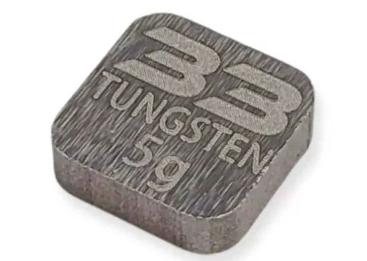 MR33 Tungsten (Wolfram) Gewicht 10 x 10 x 3mm - 5g