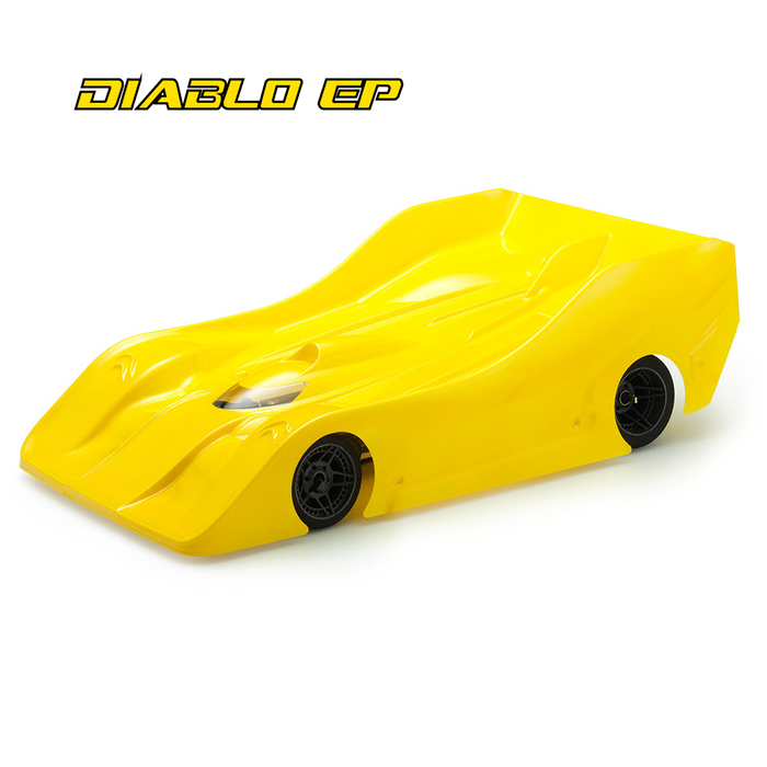 Xtreme R18 DIABLO EP 1/8 Scale Onroad Electric Competition Body Shell - Ultra Light 0.7mm - MTB0411-07