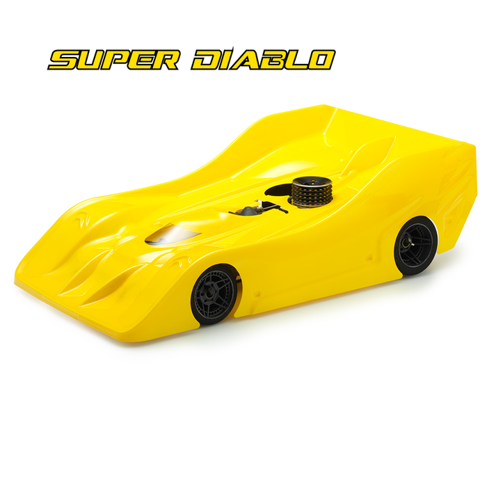 Xtreme R18 SUPER DIABLO 1/8 Scale Onroad Nitro Competition Body Shell - Ultra Light 0.7mm - MTB0414-07