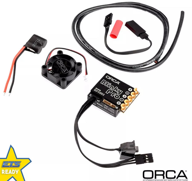 ORCA BP1001 Blinky Pro Brushless Fahrtenregler (ETS 17.5T approved) - OR-BP1001-17.5T