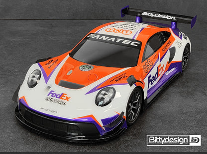 Bittydesign P-GT3R 1/10 Touring Body - 190mm - BDGT-190PGT3R