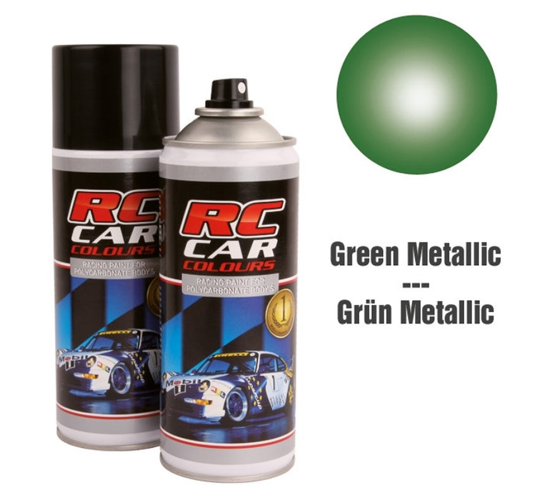 RC Car Colours METALIC GREEN 934 Lexan Colour Spray 150ml -  PRC00934