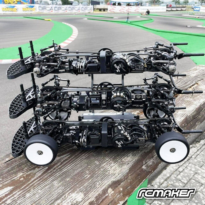 RC MAKER 3D Pro Kohlefaser Fahrzeugständer für 1:10 & 1:12 Onroad Fahrzeuge - 3DPCS