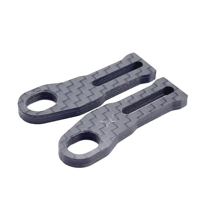 RC MAKER Verlängerungs Platten für Horizontales Karosseriehalter System für Xtreme (2mm Spiel) Kurz - HRP-X-SE-2