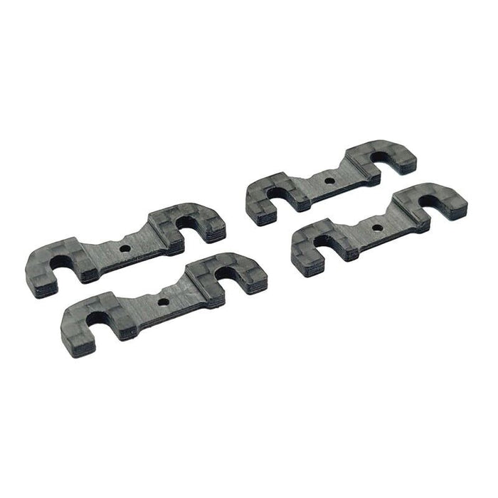 RC MAKER Kohlefaser Roll Centre Unterlegscheiben Set für Xray X4 (2mm) - X4-RCS2