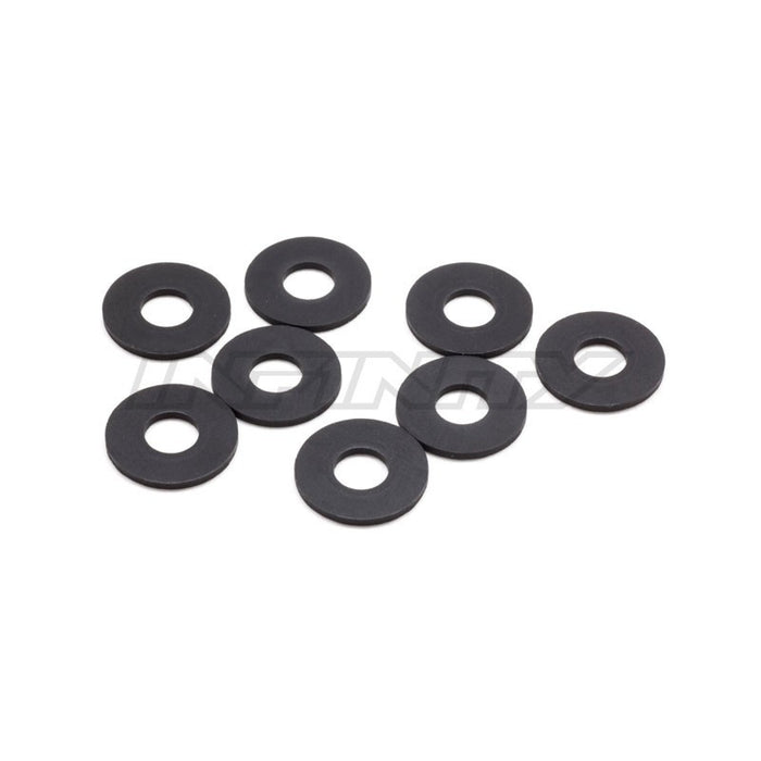 Infinity RUBBER BODY MOUNT SPACERS - 6X14X1.0MM (8) SMJ1035