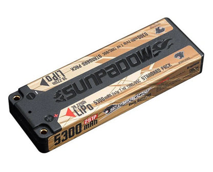 Sunpadow Competition Ultra-Thin LiPo Akku 2S 7.4V 5300mAh – 130C/65C - SWS653065 - RCXX - RC Racing Shop | RC Models | Tuning & Spare Parts for Professionals