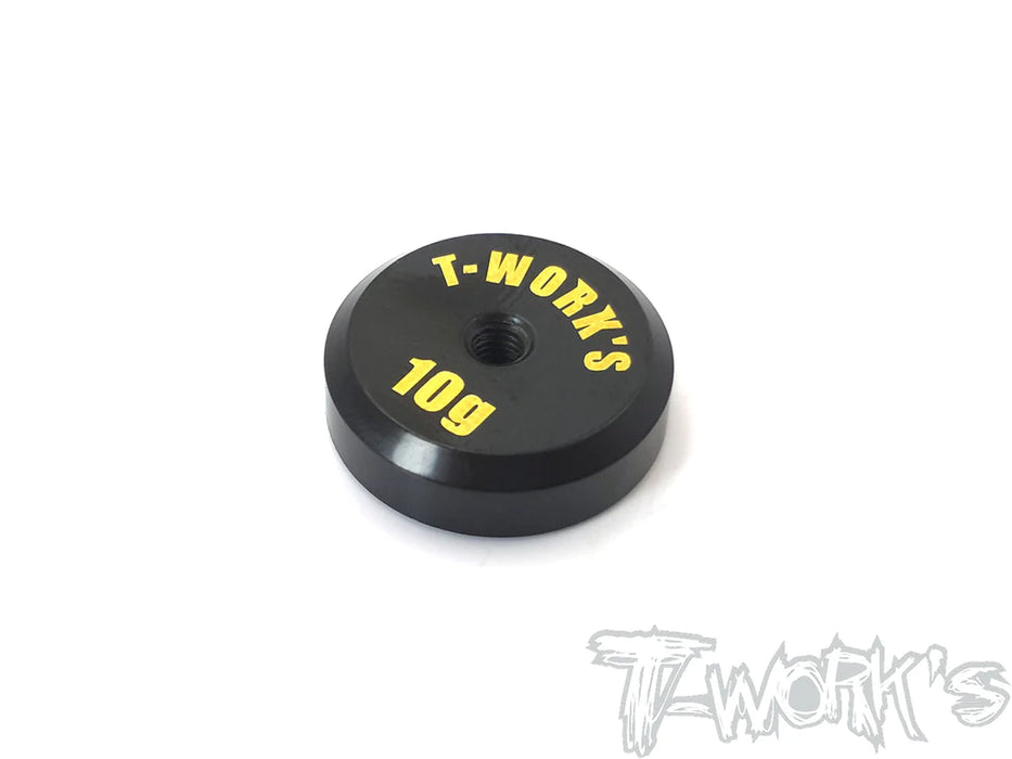 T-Works TA-067L Anodized Precision Balancing Brass Weights 10g (1) - Low CG