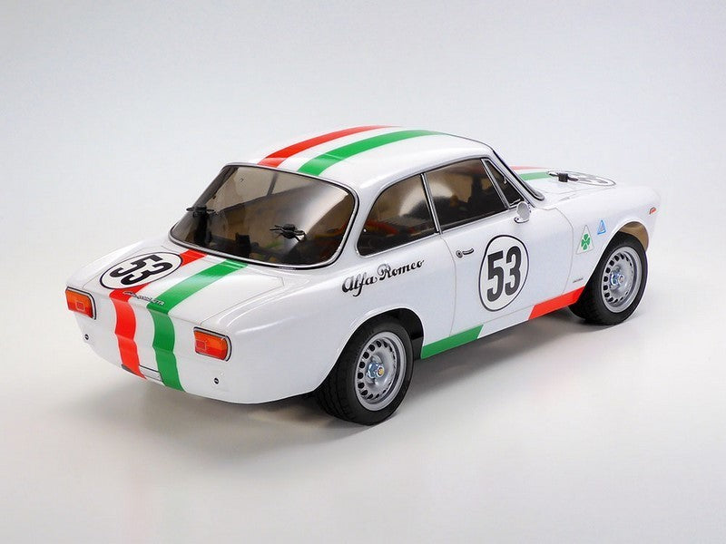 Tamiya 1/10 RC Alfa Giulia Sprint GTA Club Racer White Body Painted (MB-01) - 47501