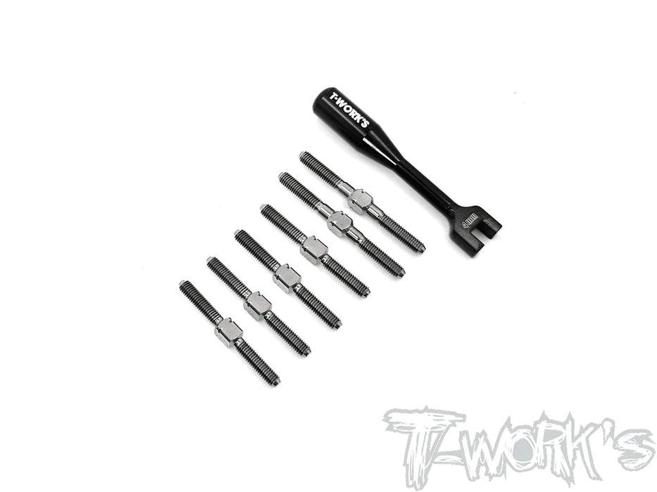 T-Works TB-208 64 Titanium Turnbuckle Set for SWORKZ S14-3