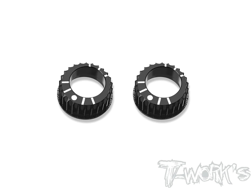 T-Works TE-222-A800 Alum. Adjustment Bearing Hub for Awesomatix A800R/800 - 2pcs. - RCXX - rc racing for professionals