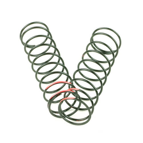 Tekno Shock Spring Set (rear, 1.5 x 9.5T, 3.83lb/in, 83mm, red) - TKR6034B