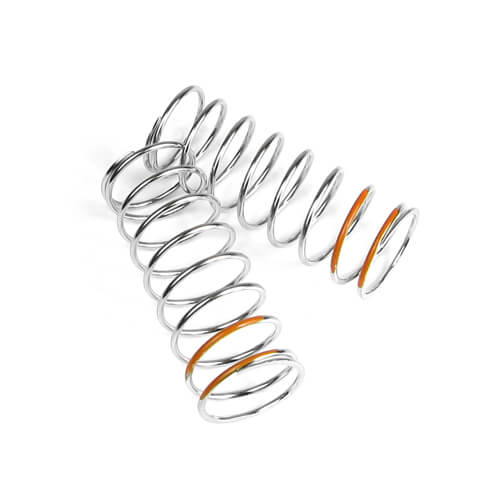 Tekno LF Shock Spring Set (front, 1.6x9.0, 4.91lb/in, 57mm, orange) - TKR6106