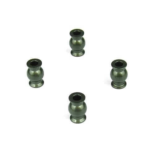 Tekno Pivot Balls (6.8mm, camber, str links, almnm, centered, 4pcs) - TKR8052A