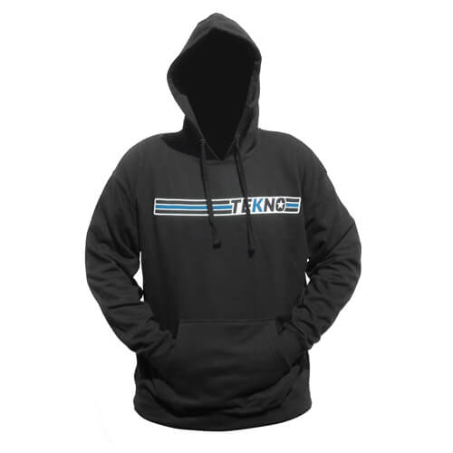 Tekno Tekno RC Hoodie (horizontal design, black, L) - TKRHOODIE04L