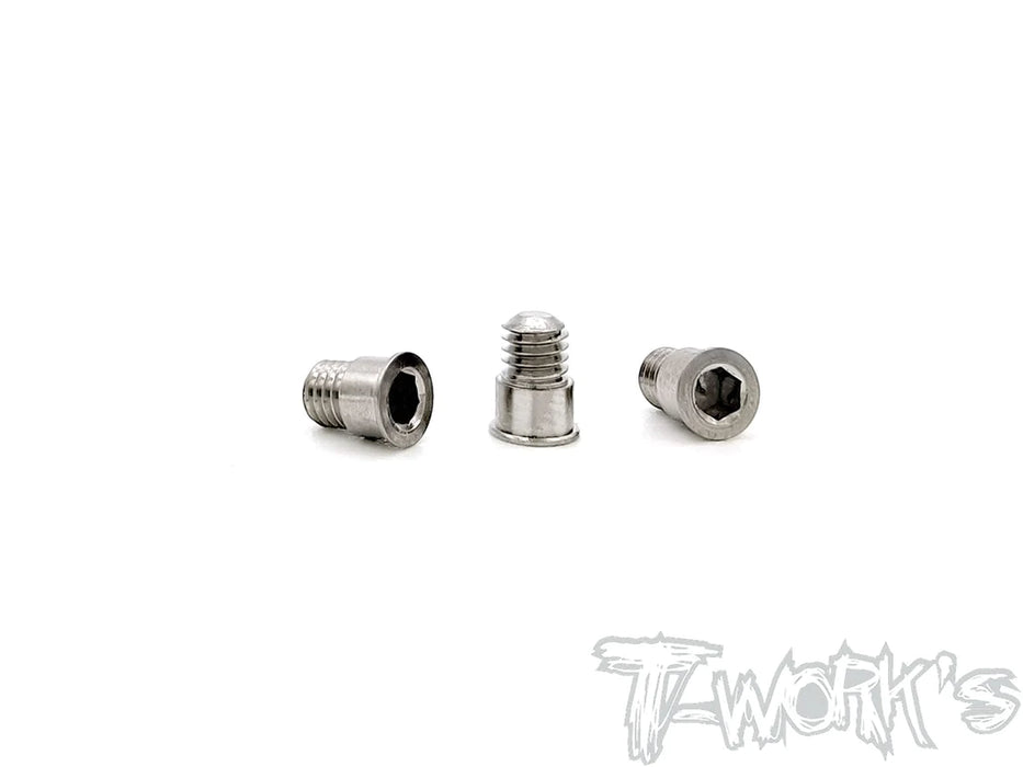 T-Works TP-117 64 Titanium Upper Deck Screw for Awesomatix A800R / MMX / FX (3)