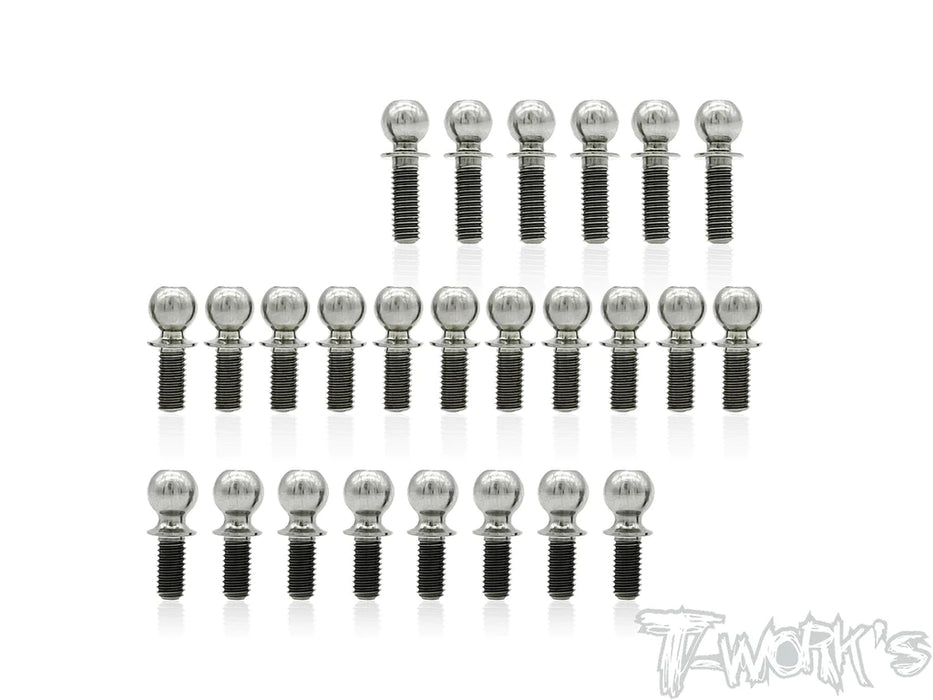 T-Works TP-118 64 Titanium Ball End set for Awesomatix A800FX