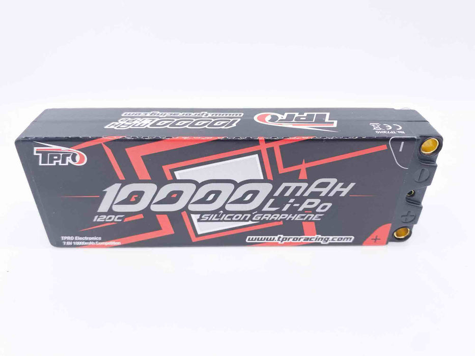 TPRO Lipo 10000mah HV 7.6V 2S 120C Competition - 5mm - TP73010