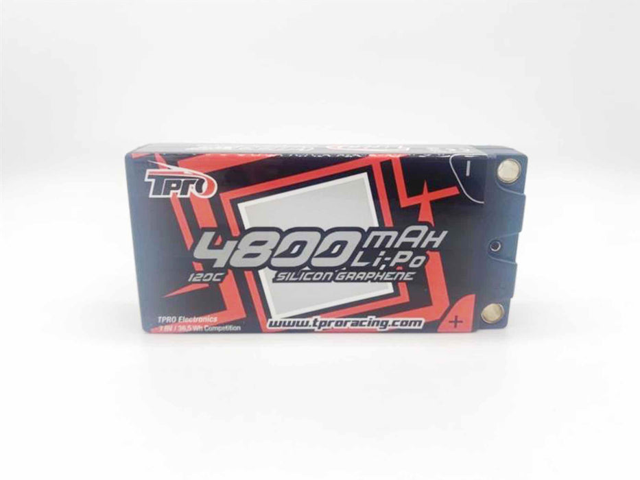 TPRO Lipo 4800mah "Shorty" LCG HV 7.6V 2S 120C Competition - 5mm - TP73017