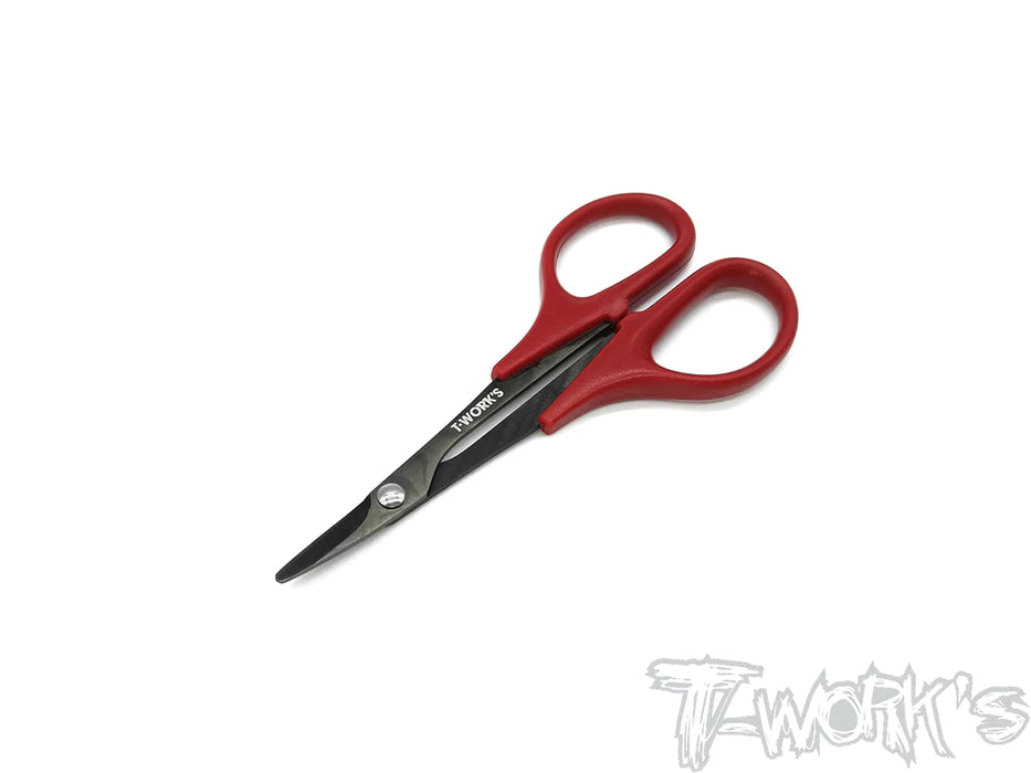 T-Works TT-021-BK Black Titanium Nitride Lexan Curved Scissor (1)