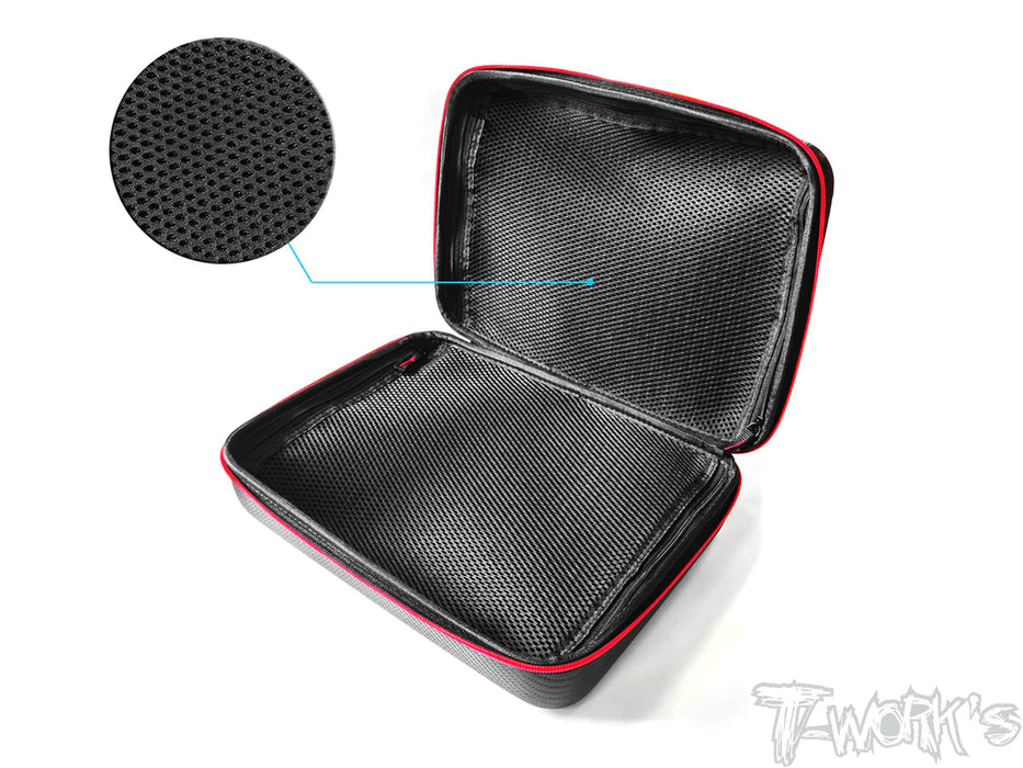 T-Works TT-075-C Compact Hard Case Parts Bag L (1) 33x23x10cm