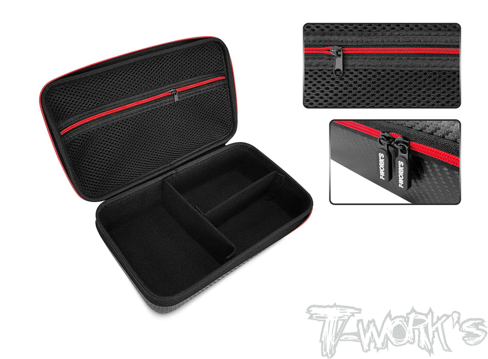 T-Works TT-075-K Compact Hard Case Parts Bag M (1) - 25*15*8cm