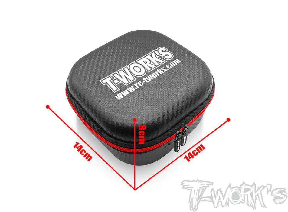 T-Works TT-075-N Compact Hard Case Parts & Engine Bag (1) 14*14*8cm