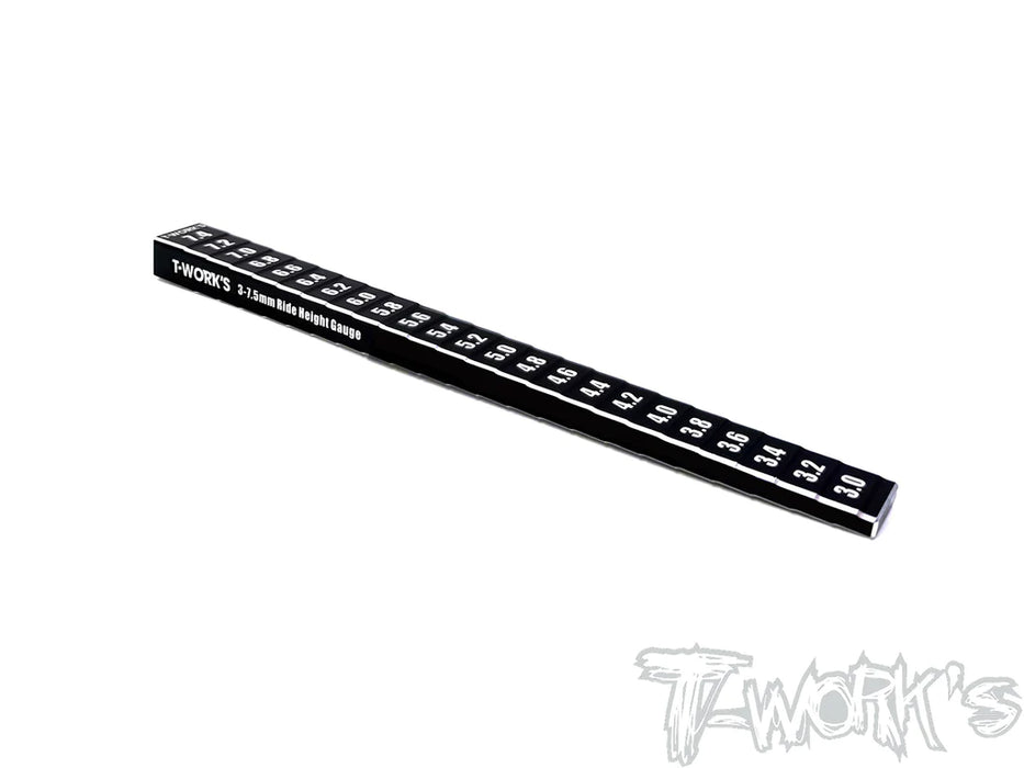 T-Works TT-095 3-7.5mm Ride Height Gauge (1) For 1/10 Touring