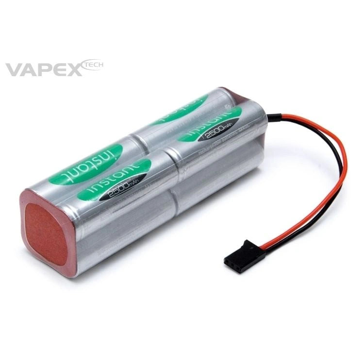 Vapex NiMH Senderakku 9.6V 2500mAh – Cube-Format (Instant-Serie) mit Futaba-Stecker - VP2500AA8WH2F2 - RCXX - RC Racing Shop | RC Models | Tuning & Spare Parts for Professionals