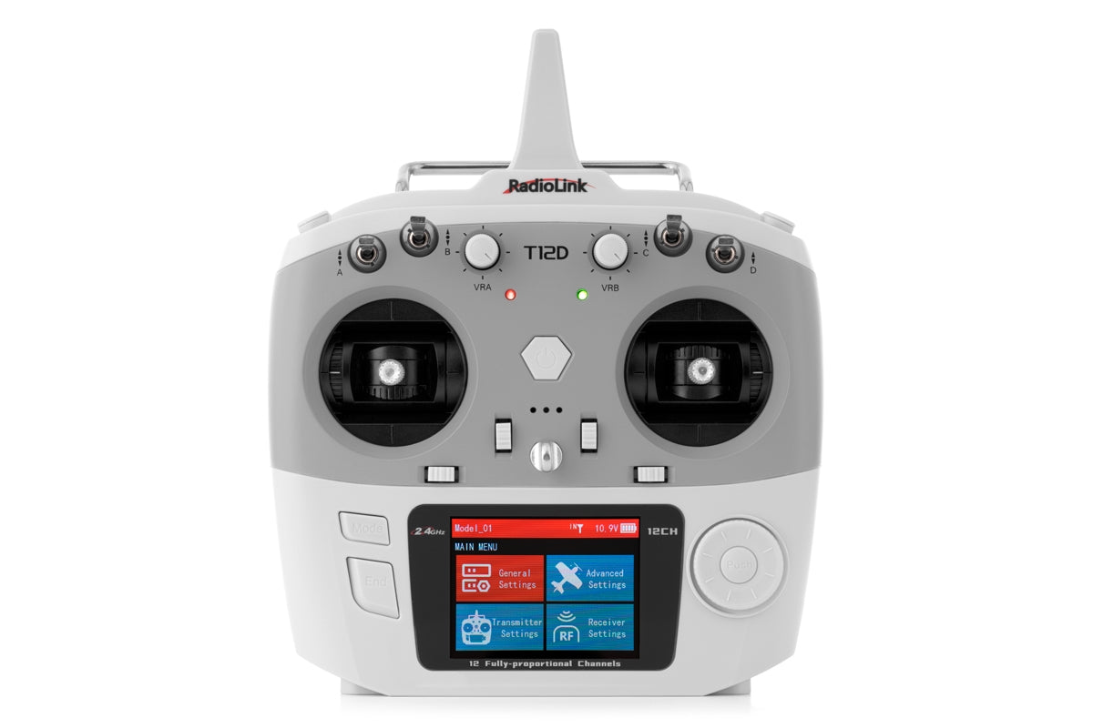 Télécommande RadioLink T12D 12 canaux avec récepteur R12F - 1RL0140