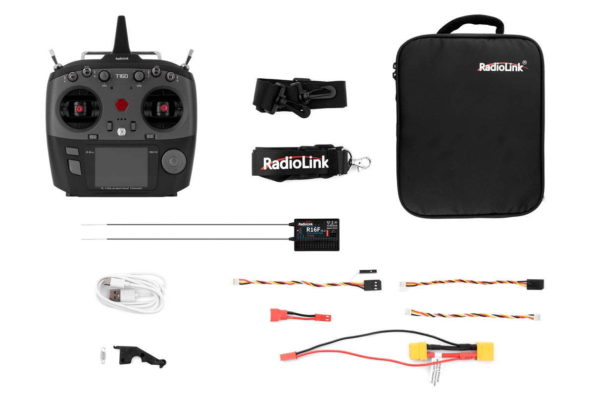 Télécommande RadioLink T16D 16 canaux avec récepteur R16F - 1RL0130