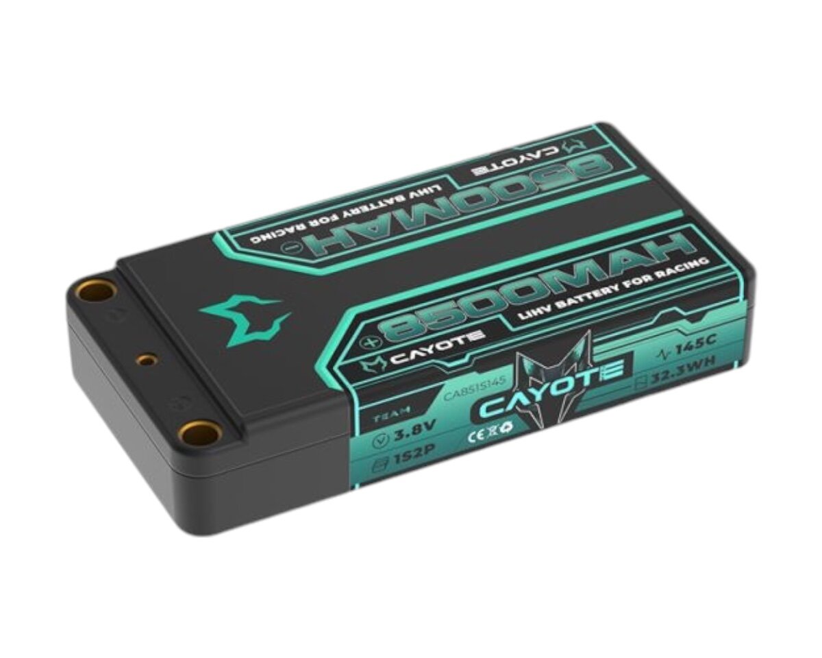 Batterie LiPo CAYOTE Racing 8500mAh 1S 3,8V 145C 150g - 851S145