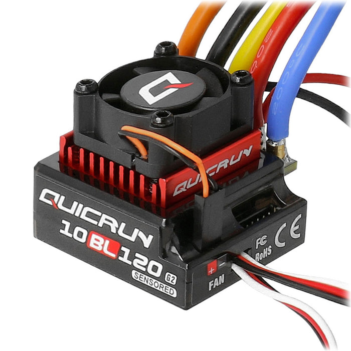 Hobbywing QuicRun 10BL120 SENSORED G2 ESC -  HW30125002