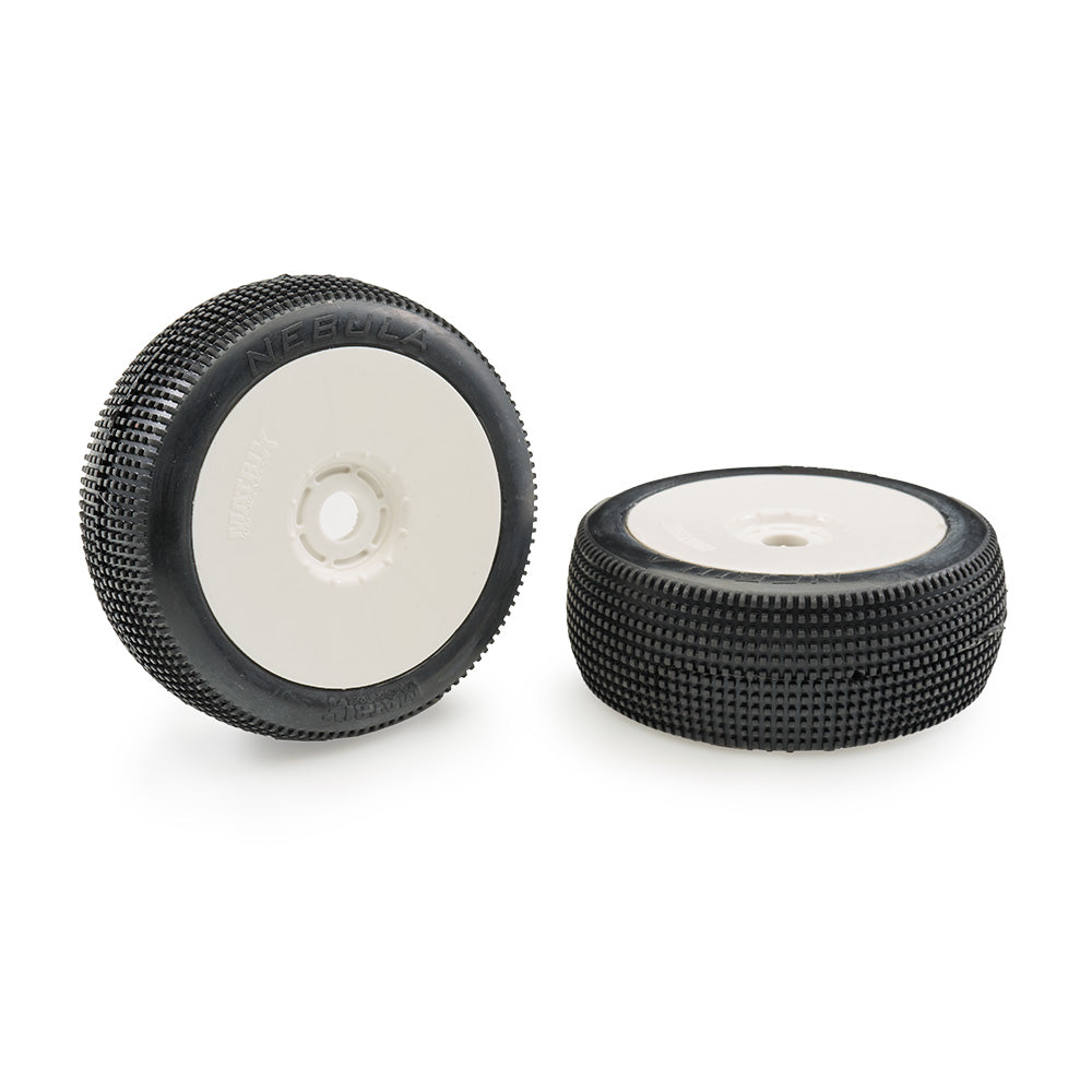 Matrix 1/8 Offroad Buggy Tires - NEBULA CLAY SUPERSOFT (2) Preglued - RCXX - rc racing for professionals